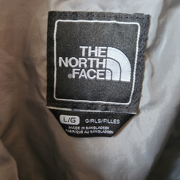 The North Face Kids Hyvent Windbreaker Jacket Black & White- Size Large - Picture 7 of 7